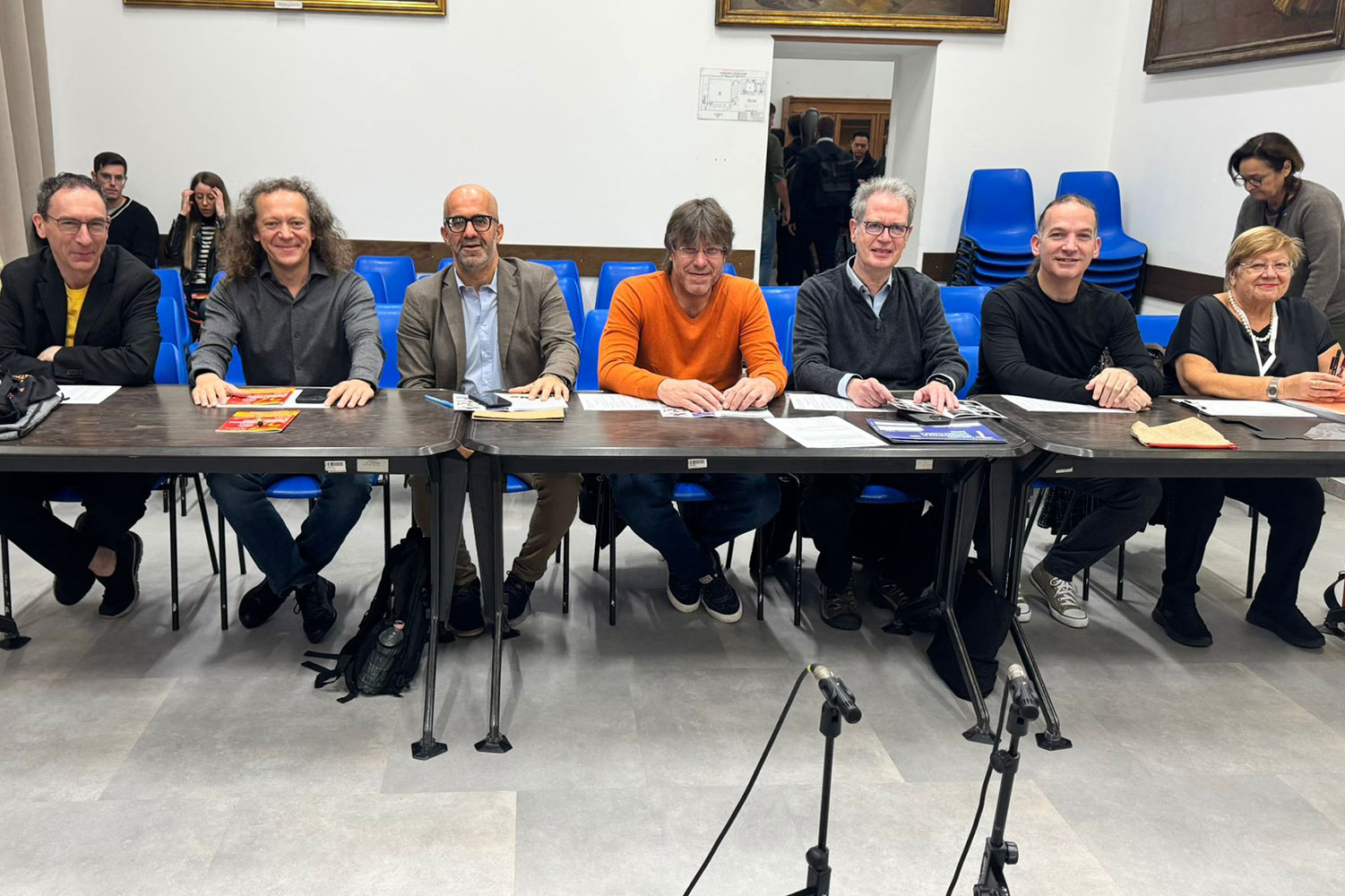 La giuria del 7° Concorso Pittaluga Junior